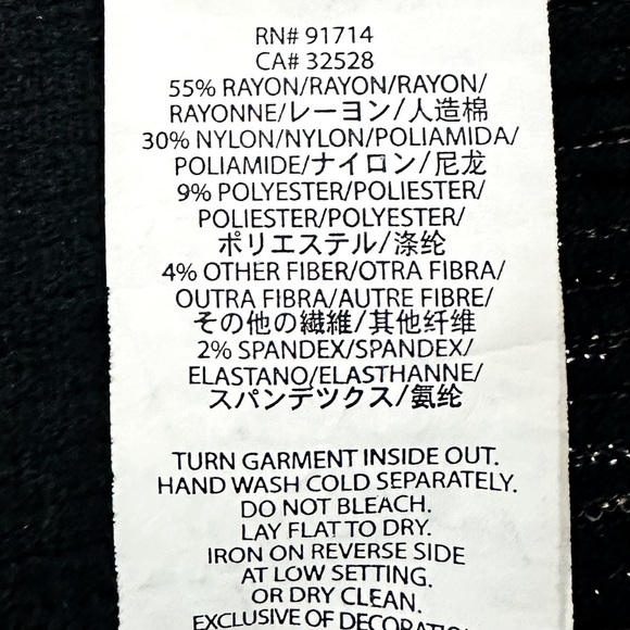 👚🍾 AX ARMANI EXCHANGE Y2K Glitter Tube Top Black Gold | Strapless Knit | Size M - Picture 4 of 5